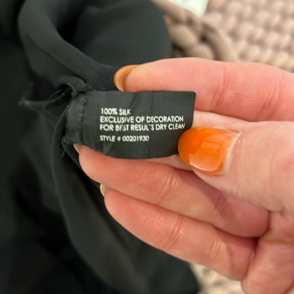 🖤100% Silk Club Monaco Pleated Mini Dress🖤 - Picture 6 of 6